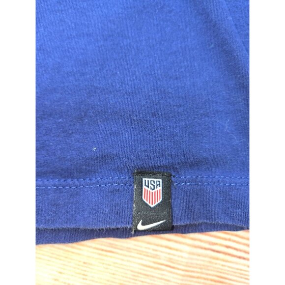 Nike USA Mens Big Swoosh T-Shirt Large Blue - Picture 6 of 7